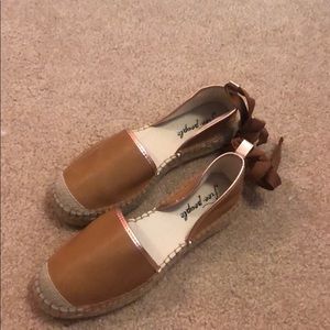 Free People Paradise Leather Espadrilles
